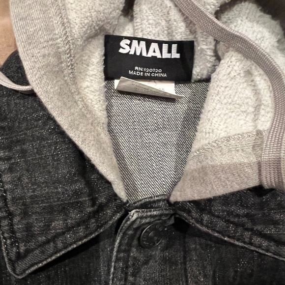 THE HUNDREDS JEAN AND GREY HOODIE JACKET COMBINED - Picture 2 of 5